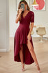'Nereida' Short Sleeve Lace Dress - Celes Fashion